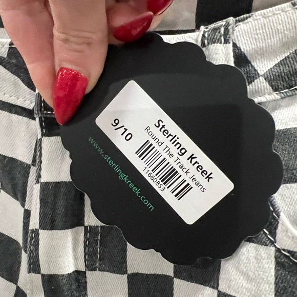 BOUTIQUE ROUND THE TRACK JEANS, 9/10 NWT - Picture 6 of 6